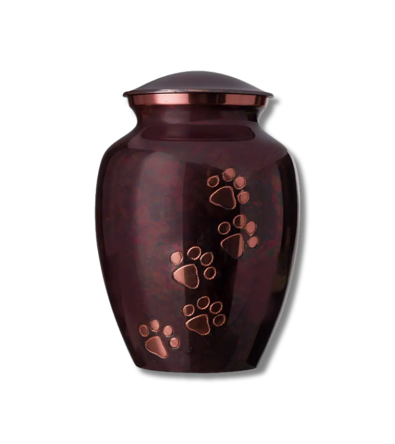 Ánfora Clásica Cobre Tornasol